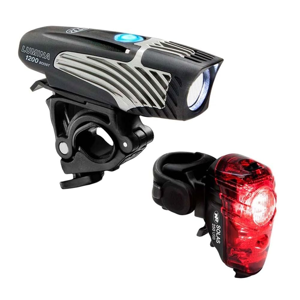 Niterider Lumina 1100 Boost 自転車ライト Amazon.com : NiteRider Lumina Boost & Solas Combo Bike Light Set